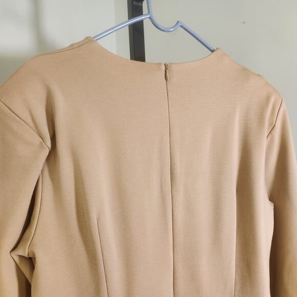 HALARA Slim Mini Work Dress in Pebble, Size Large - Picture 9 of 12